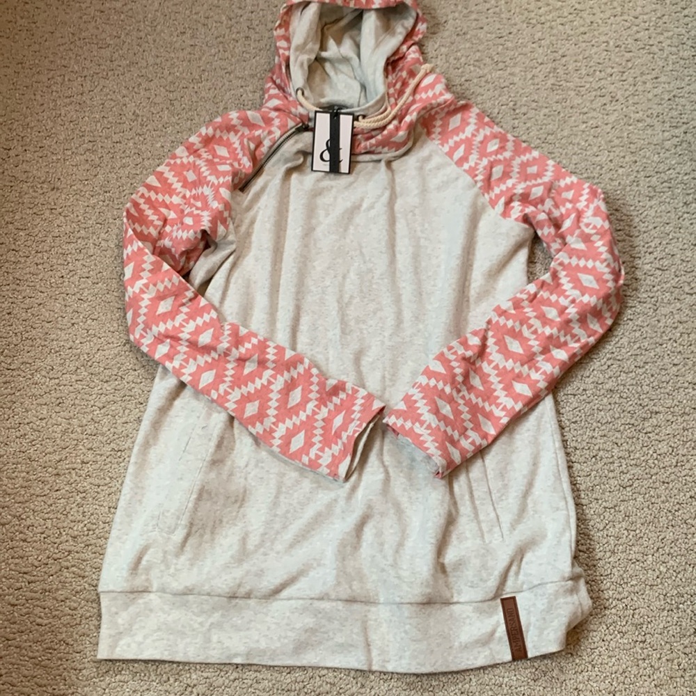 NWT Ampersand Ave Women’s Double Hoodie Large